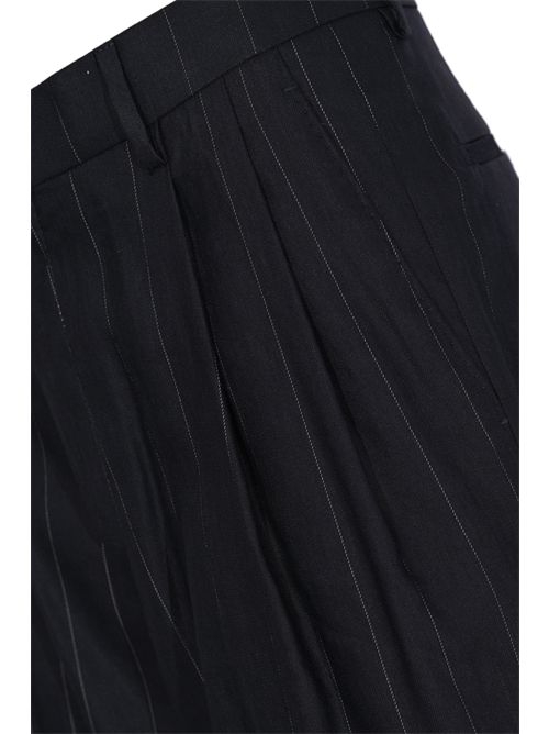 Bermuda Effie in lino gessato Tagliatore | B-EFFIE 340350 EB990387